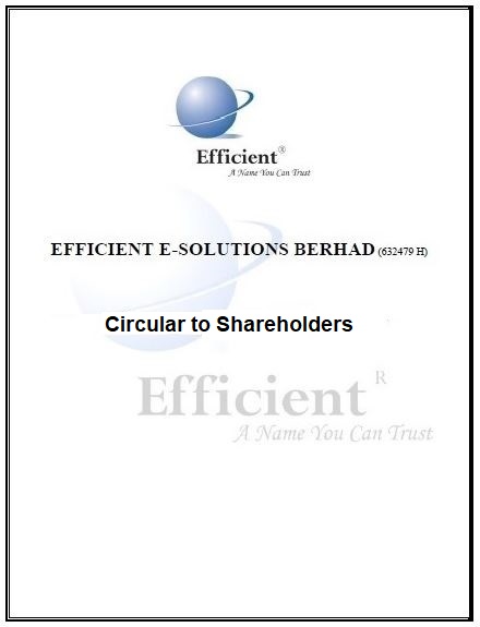 Circular to Shareholders
